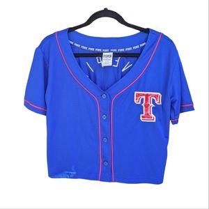 Texas Rangers Victoria's Secret 5th & Ocean Official Lightweight Silky Jersey Sm